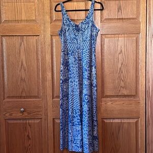 Chaps ankle length sun dress